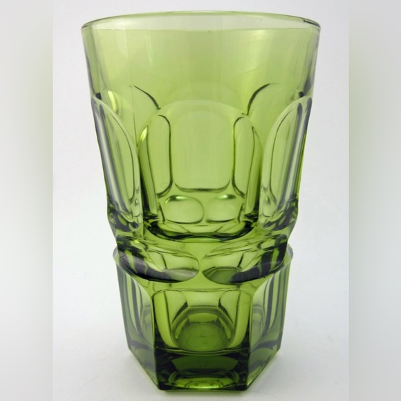 Set of 8 Fostoria Vintage Collectible Chunky Glassware Henry Ford Museum Glass - Picture 3 of 3